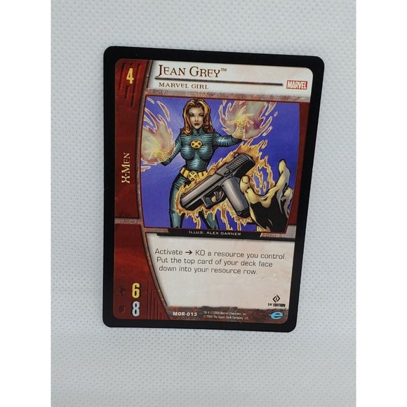 Vintage Jean Grey And Nightcrawler V.S. System Collectible X-Men Marvel Card - Picture 10 of 11